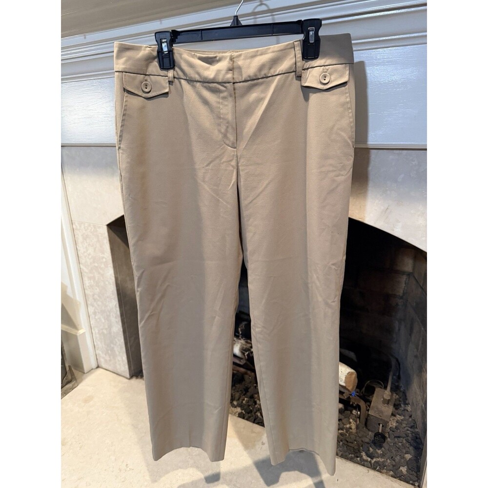 Talbots Petites Khaki Pants Size 12 Classic Preppy